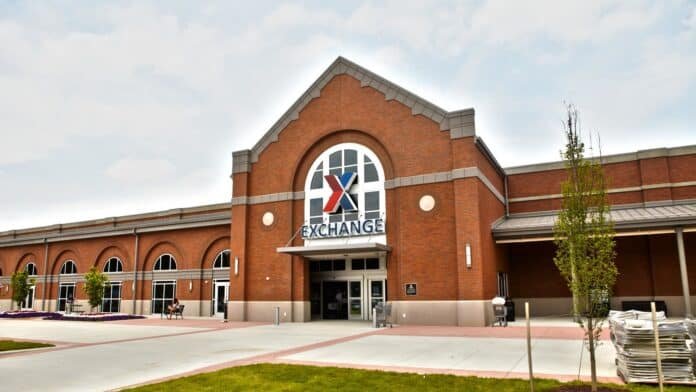 Army & Air Force Exchange Service store front